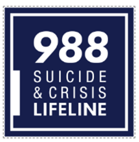 988 - Suicide and Crisis Hotline